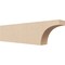 Ekena Millwork 2in. W x 4in. H x 16in. L Huntington Woodgrain TimberThane Rafter Tail, Primed Tan RFTUR02X04X16HUNRCPR - alternate 1